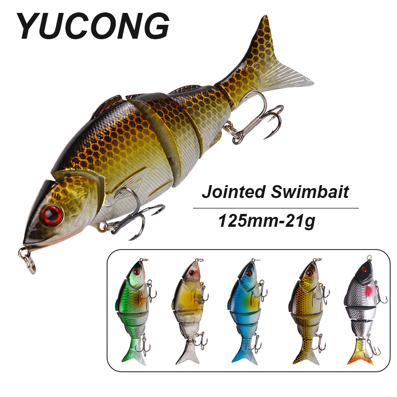 Fishing Lure Crankbait - YUCONG 1PCS Minnow Fishing Lure 125mm-21g