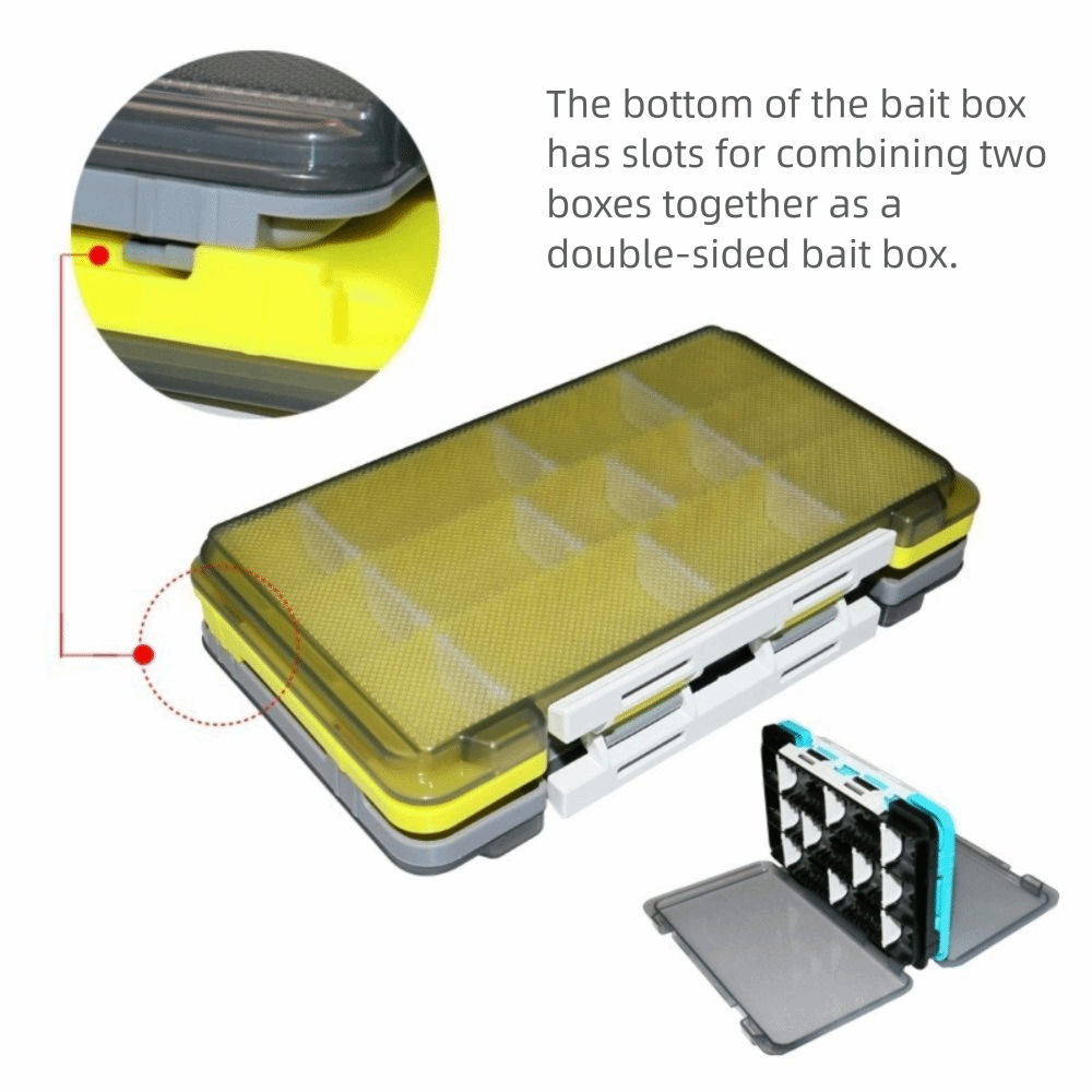 Double Side Fishing Tackle Box - Fishing Lure Spinner recension och pris
