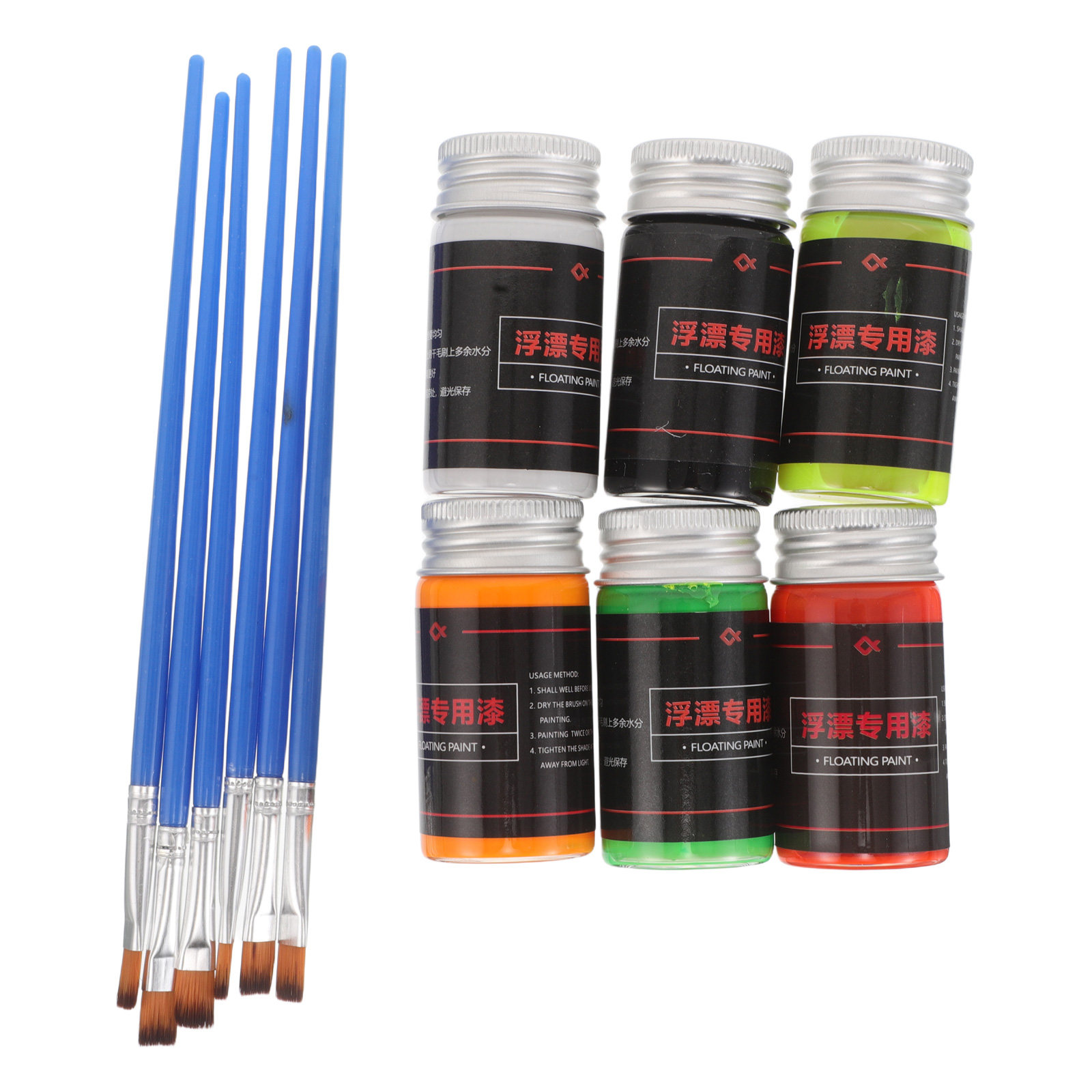 6pcs 30Ml Fluorescent Floating - Fishing Lure Making Kit recension och pris