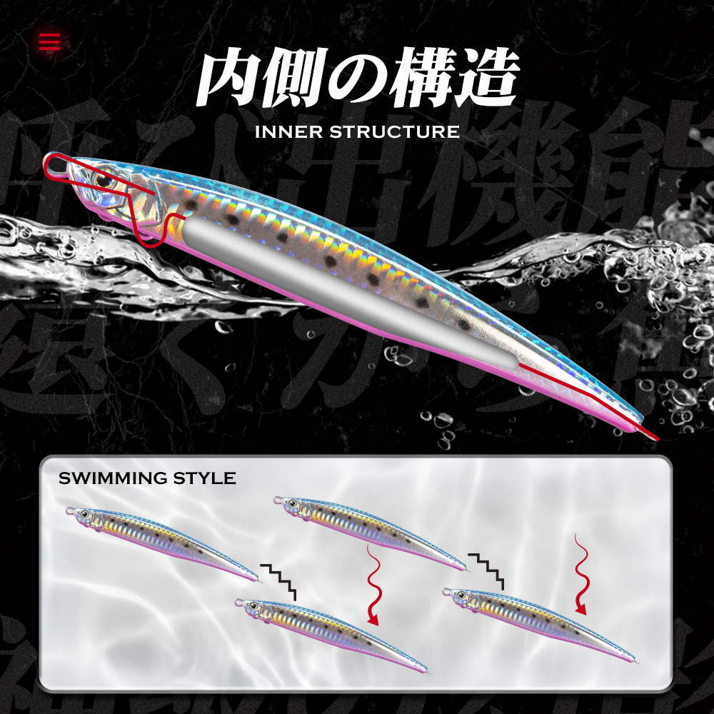 Hunthouse fishing Press heavy  - Fishing Lure Jerkbait recension och pris