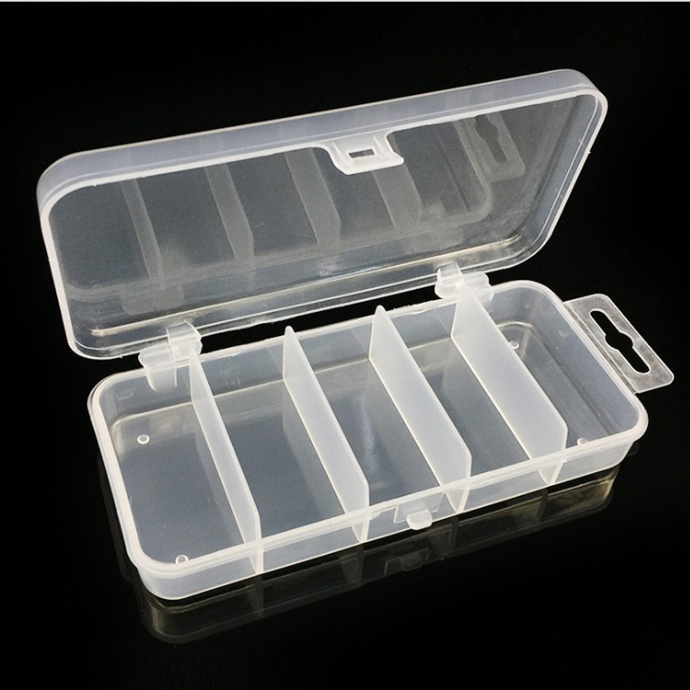 1pcs Transparent Plastic Stora - Fishing Lure Spoon recension och pris