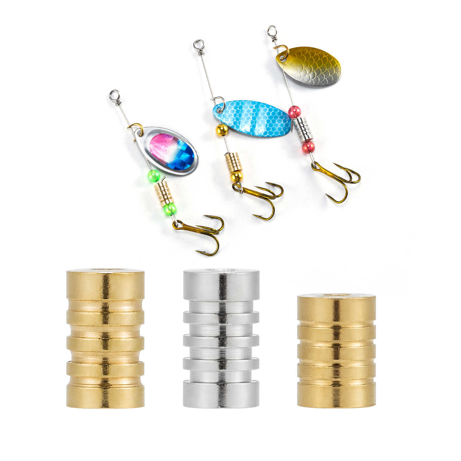 10PCS Fishing Spinner Bead Lur - Fishing Lure Spinner recension och pris