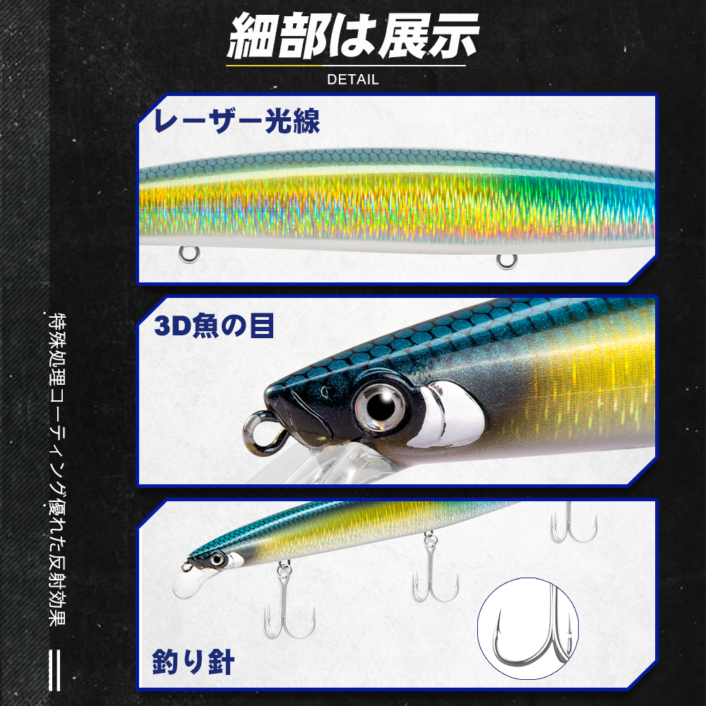 D1 Sea Fishing Lures 163mm 32g - Fishing Lure Topwater recension och pris
