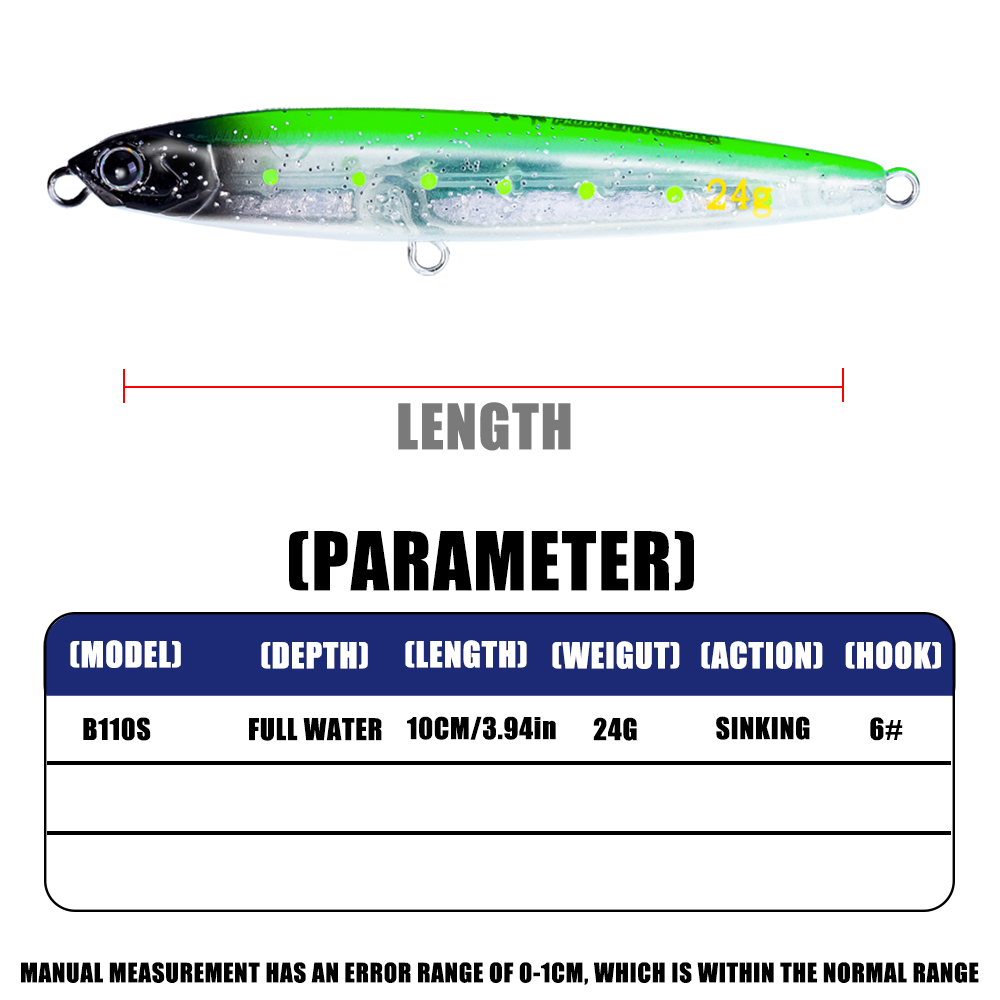 Fishing Lure 4pcs/set Pencil S - Fishing Lure Spoon recension och pris