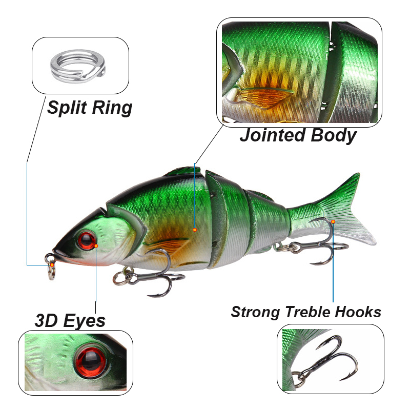 YUCONG 1PCS Minnow Fishing Lur - Fishing Lure Crankbait recension och pris