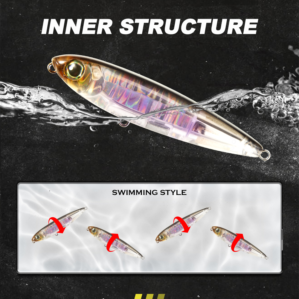 D1 Surface Fishing Lure 3DR Pe - Fishing Lure Popper recension och pris