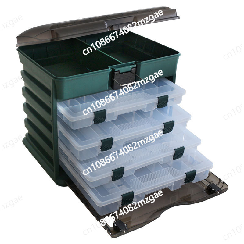 Medium 4-layer portable lure b - Fishing Lure Box recension och pris