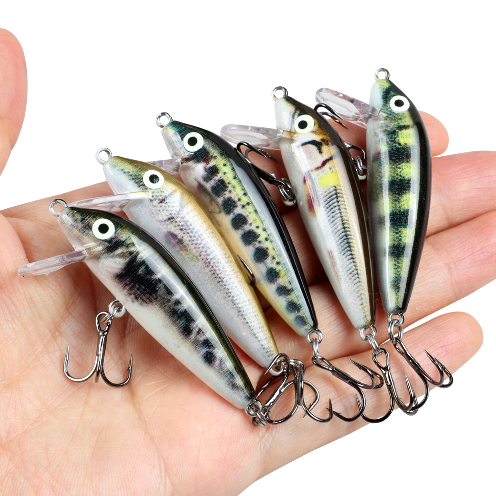 5cm 5g Sinking Minnow Wobblers - Fishing Lure Jerkbait recension och pris