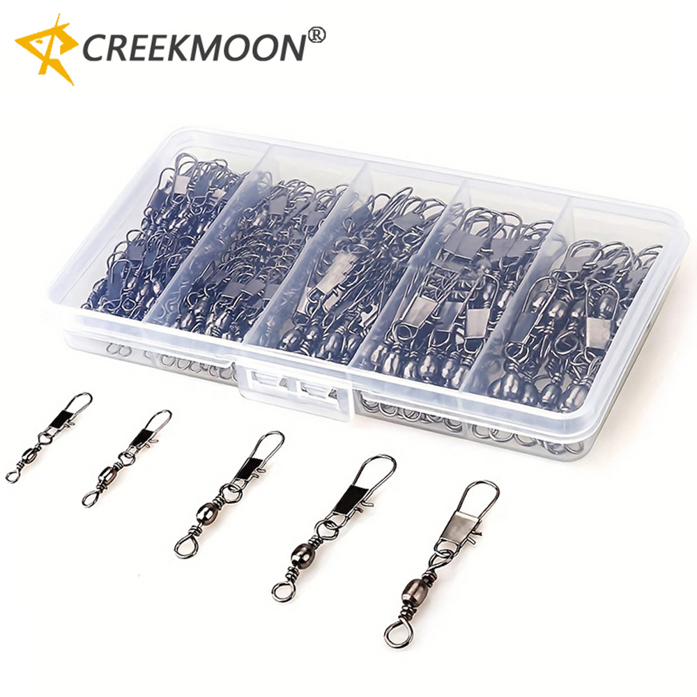 100Pcs/Lot 4#6#8#10#12# Swivel - Fishing Lure Accessories recension och pris