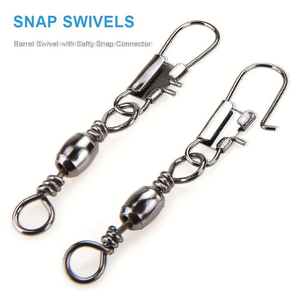 100Pcs/Lot 4#6#8#10#12# Swivel - Fishing Lure Accessories recension och pris