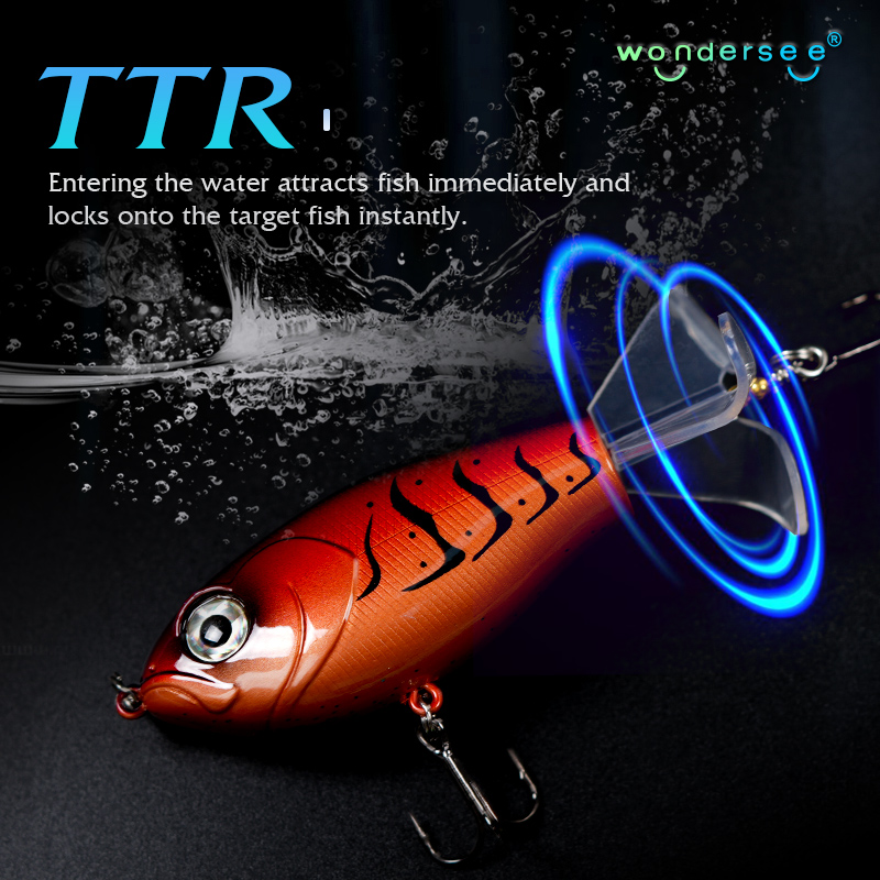 Wondersee 3-Blade Topwater Fis - Fishing Lure Blade Bait recension och pris