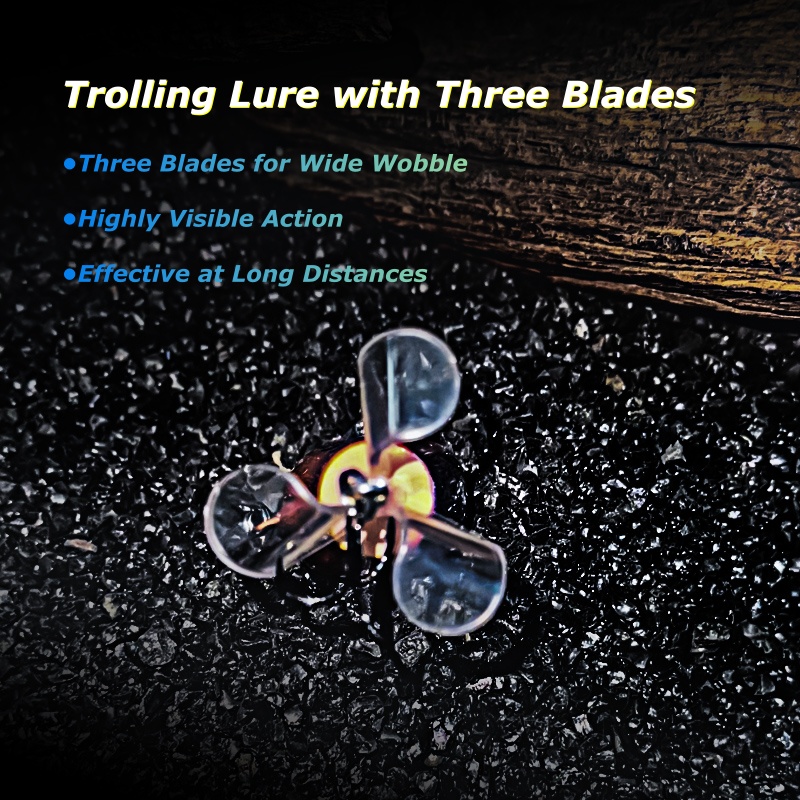Wondersee 3-Blade Topwater Fis - Fishing Lure Blade Bait recension och pris