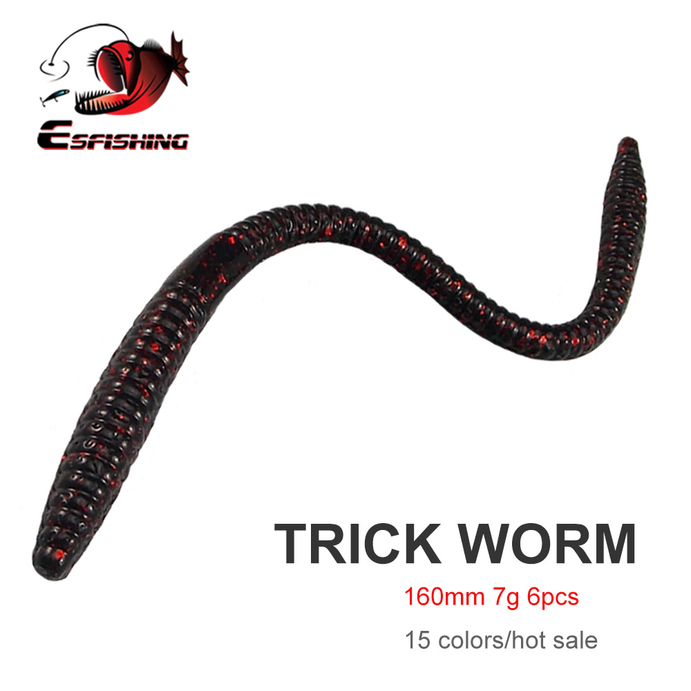 Esfishing Silicone Soft Bait T - Fishing Lure Soft Plastic recension och pris