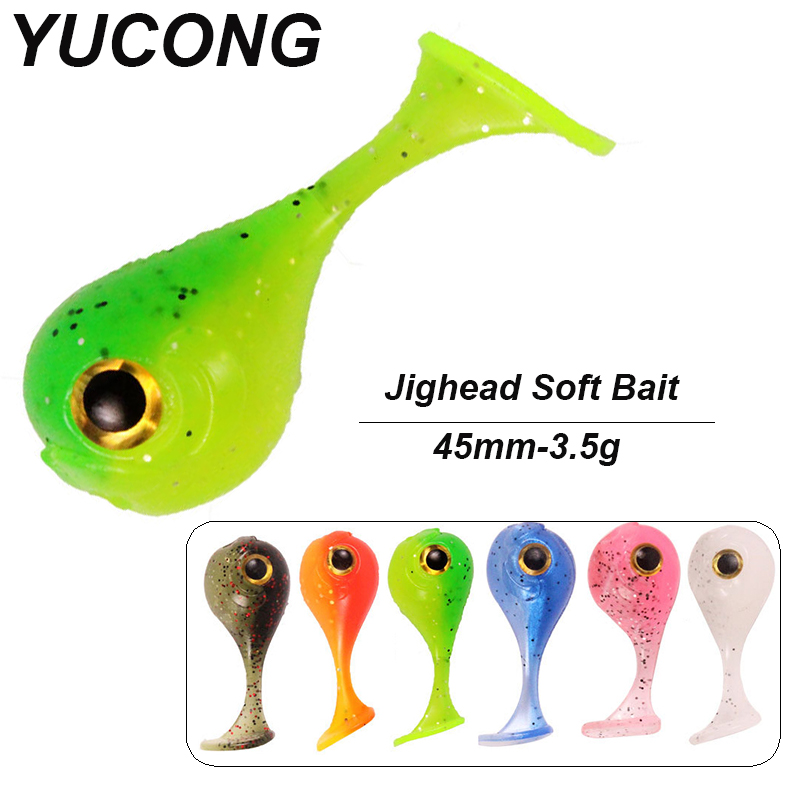 YUCONG 6PCS Jighead Soft Baits - Fishing Lure Crankbait recension och pris