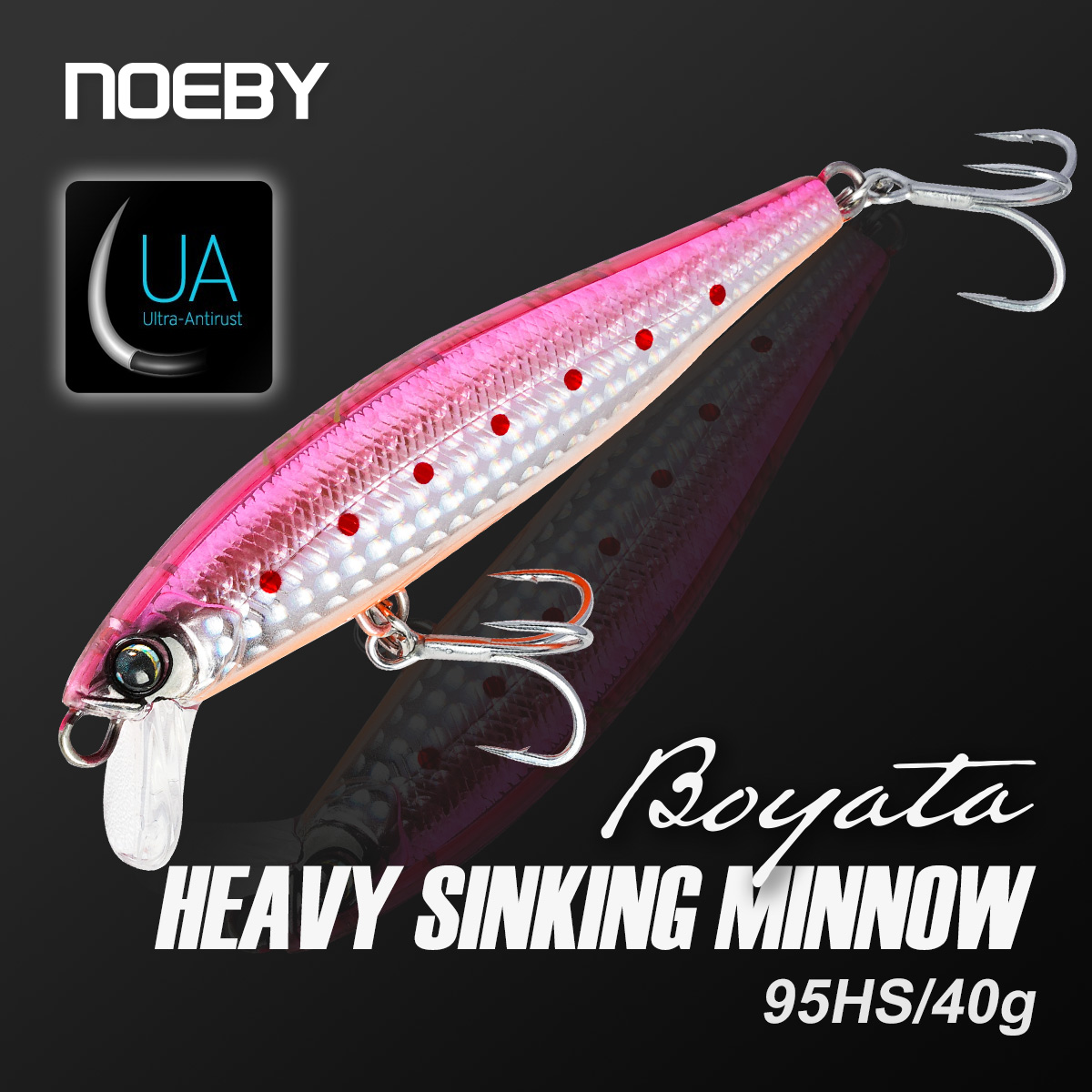 NOEBY Heavy Sinking Minnow Fis - Fishing Lure Buzzbait recension och pris