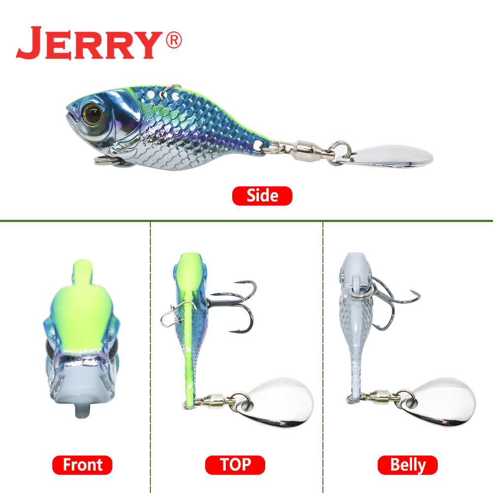 Jerry Dory Metal Blade VIB Ten - Fishing Lure Blade Bait recension och pris