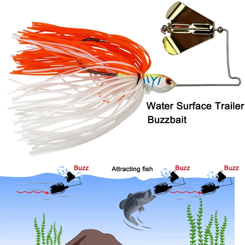 1pcs 12.8g Spinnerbait Fishing - Fishing Lure Blade Bait recension och pris
