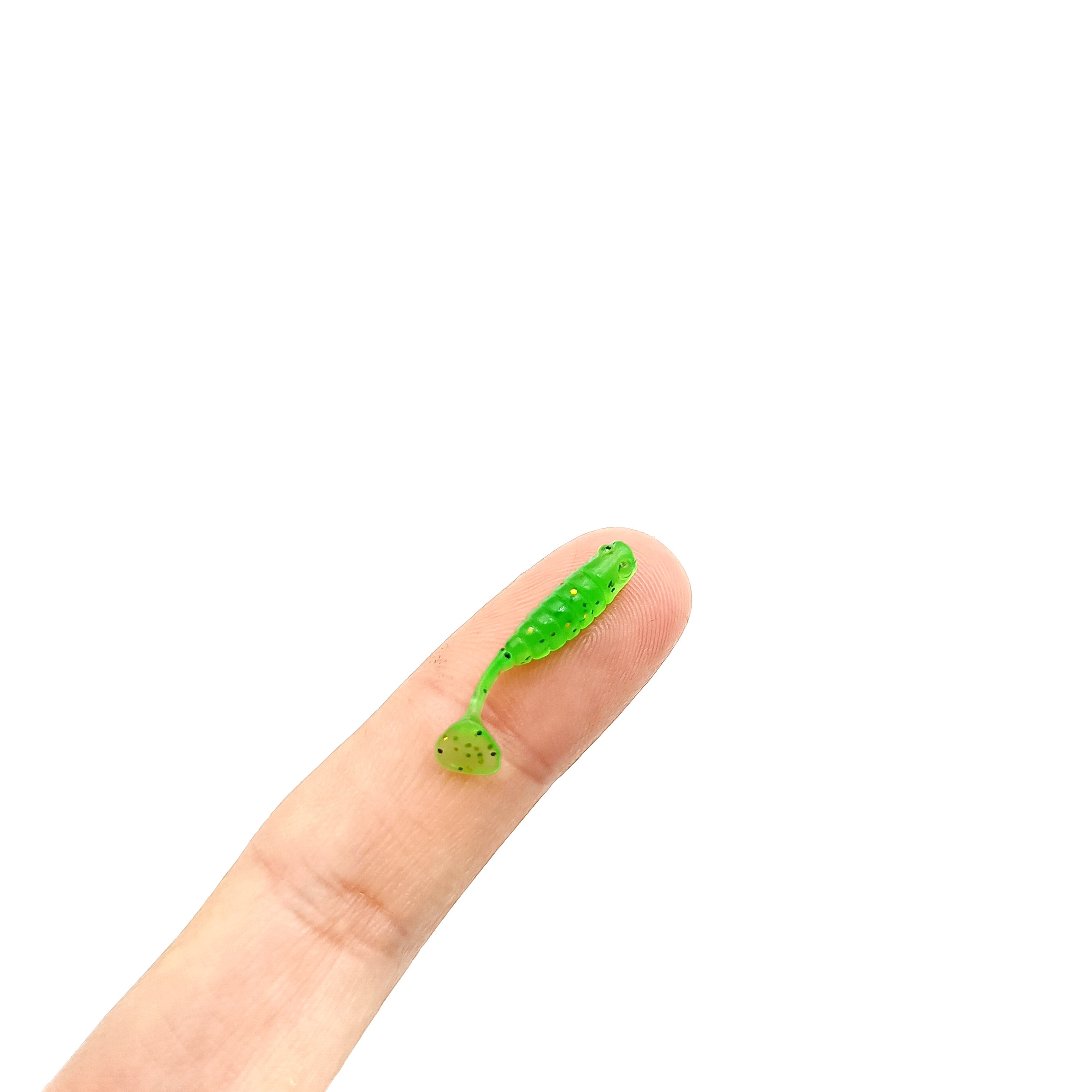 DUODUOYU 50PCS Mini T-tail Sof - Fishing Lure Soft Plastic recension och pris