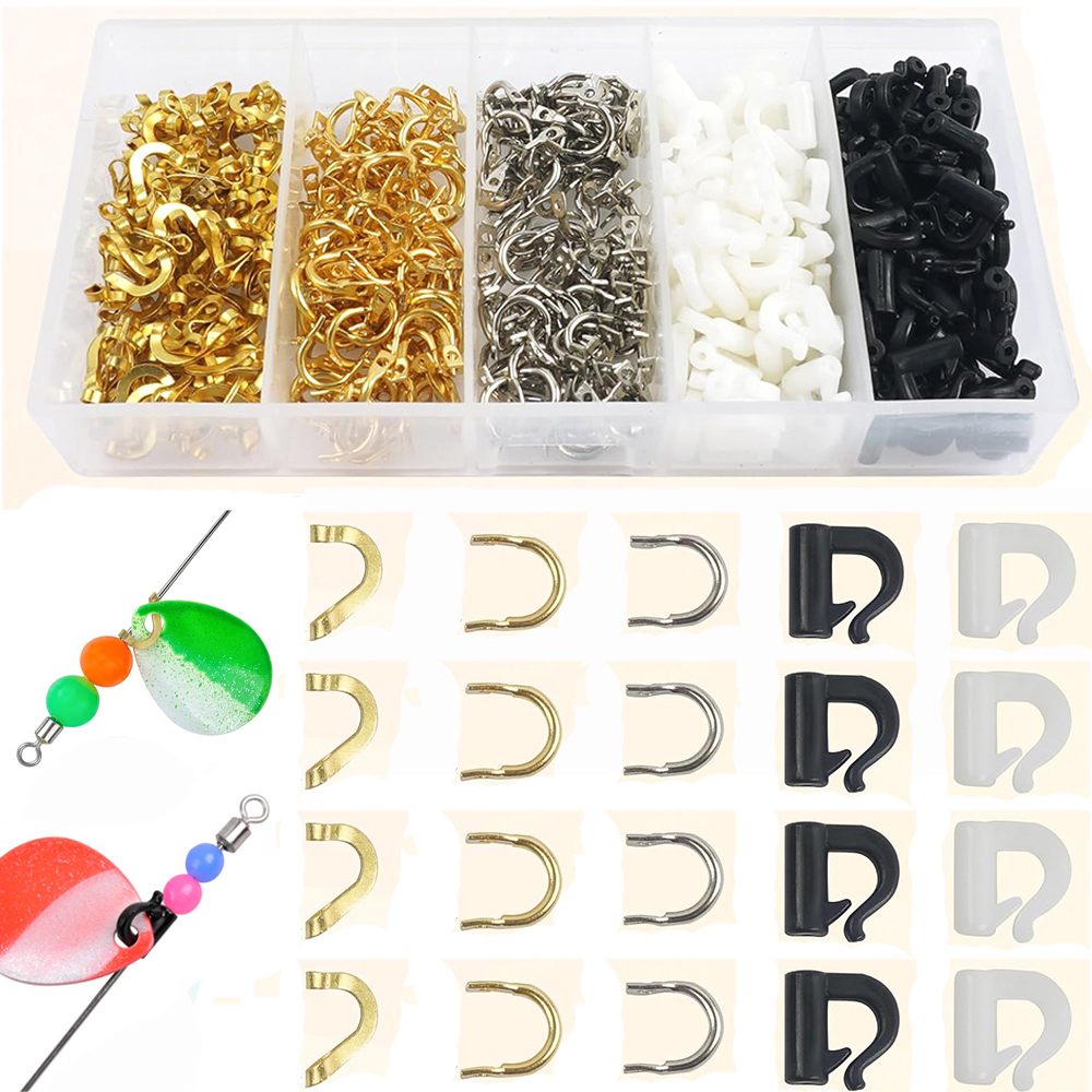 300Pcs Fishing Spinner Clevis  - Fishing Lure Blade Bait recension och pris