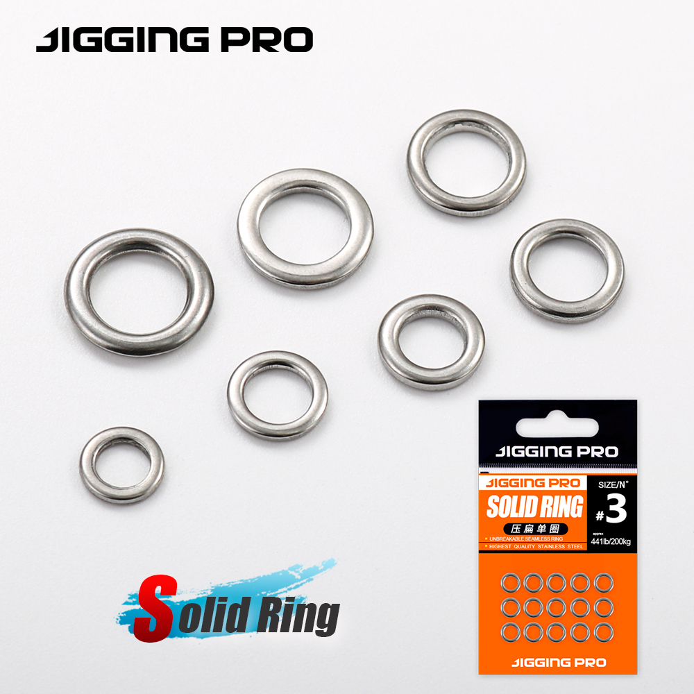 JIGGING PRO Fishing Solid Ring - Fishing Lure Jig recension och pris