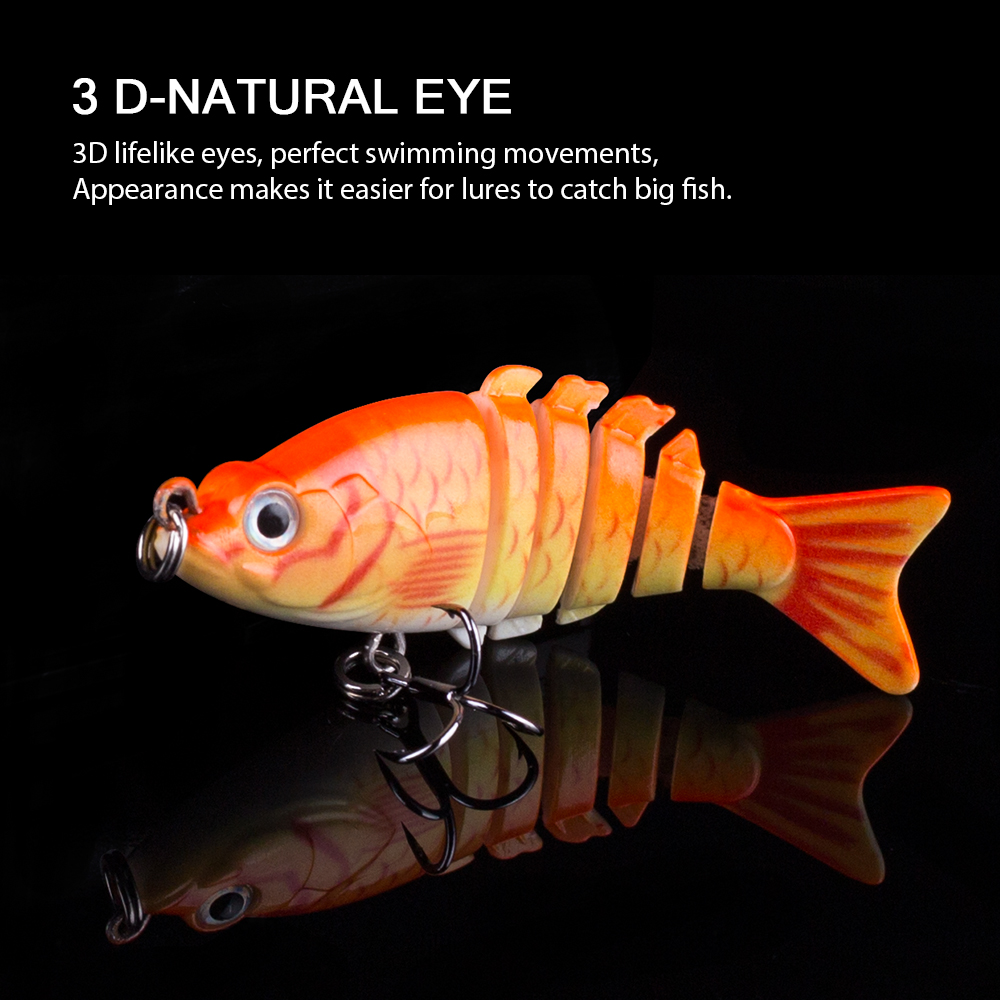 Mini Multi Jointed 6cm/4.7g Wo - Fishing Lure Popper recension och pris