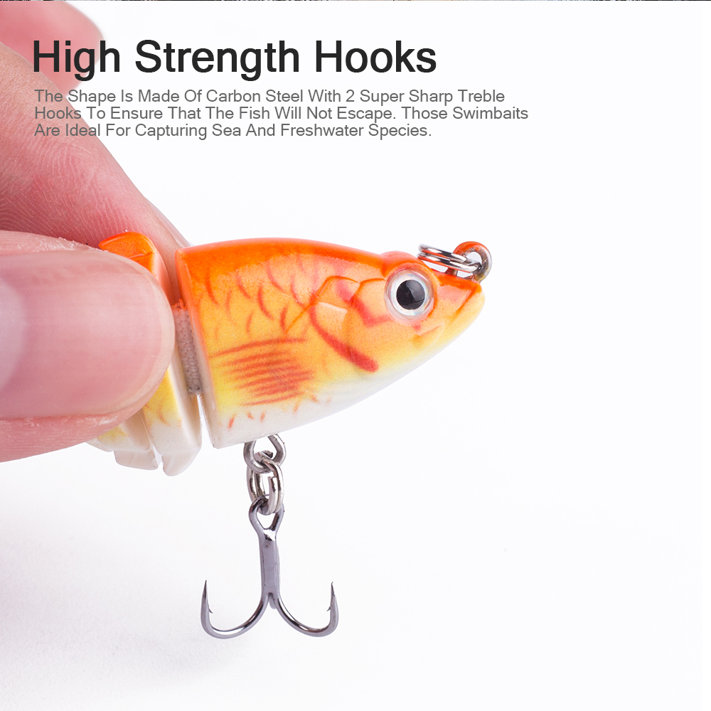Mini Multi Jointed 6cm/4.7g Wo - Fishing Lure Popper recension och pris