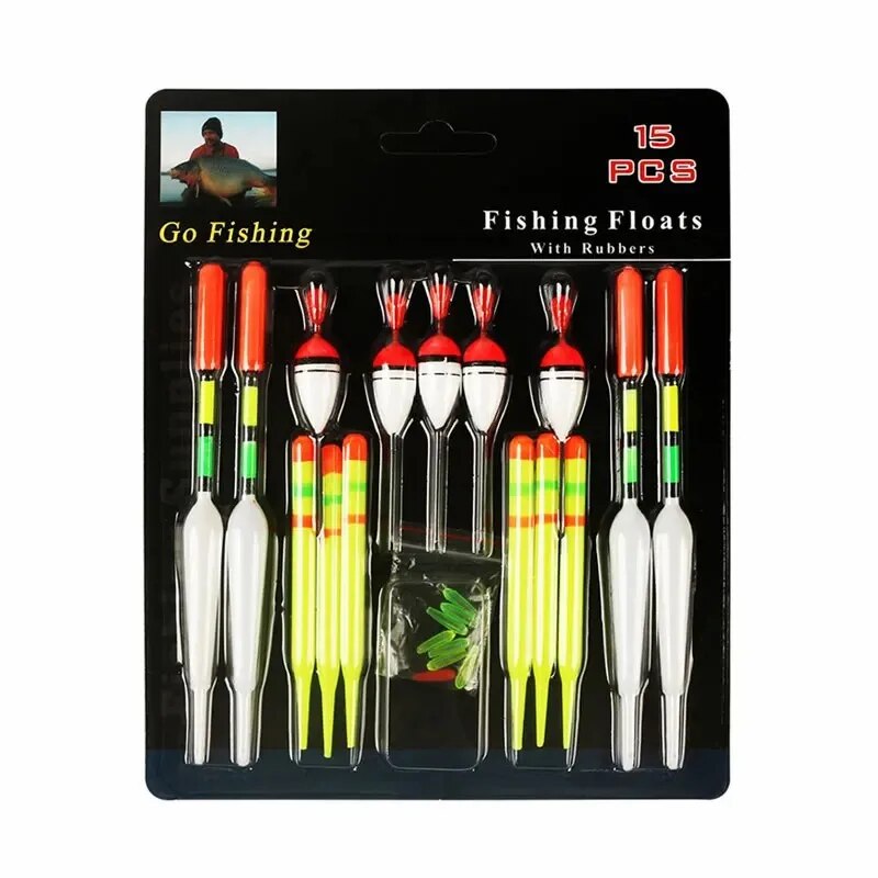 Fishing Float Set 15pc Profess - Fishing Lure Topwater recension och pris