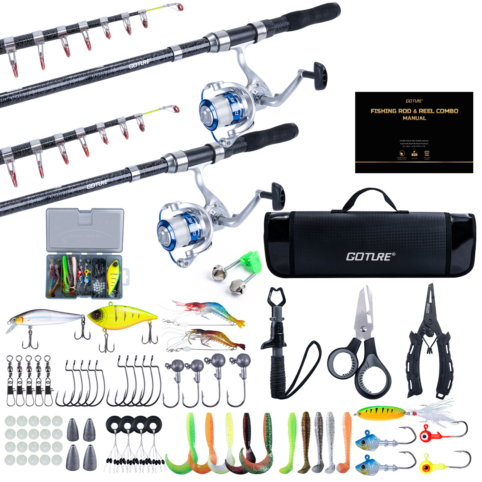 Goture Double Spinning Fishing - Fishing Lure Spinner recension och pris