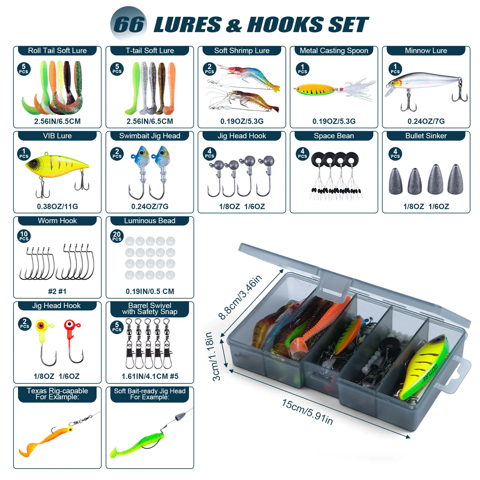 Goture Double Spinning Fishing - Fishing Lure Spinner recension och pris