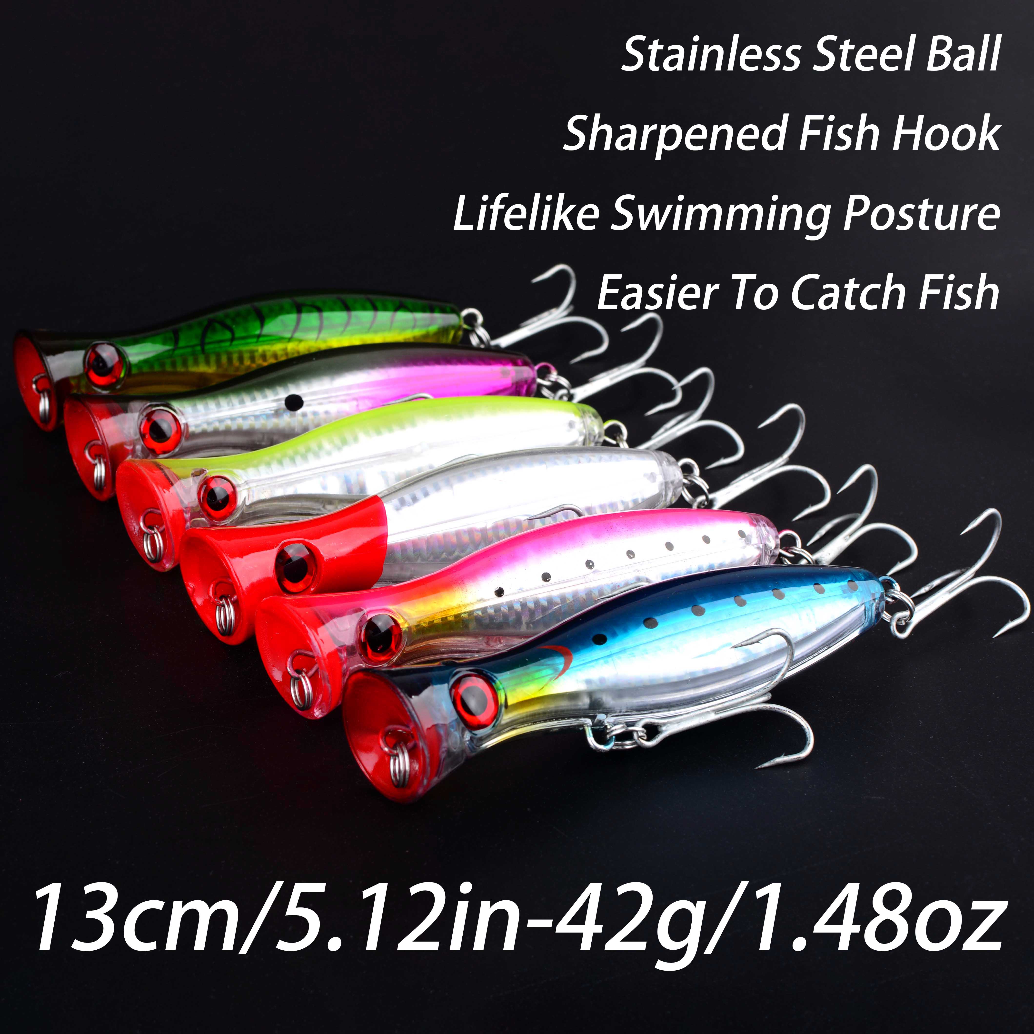 1pc 13CM 42g Big Popper Floati - Fishing Lure Popper recension och pris