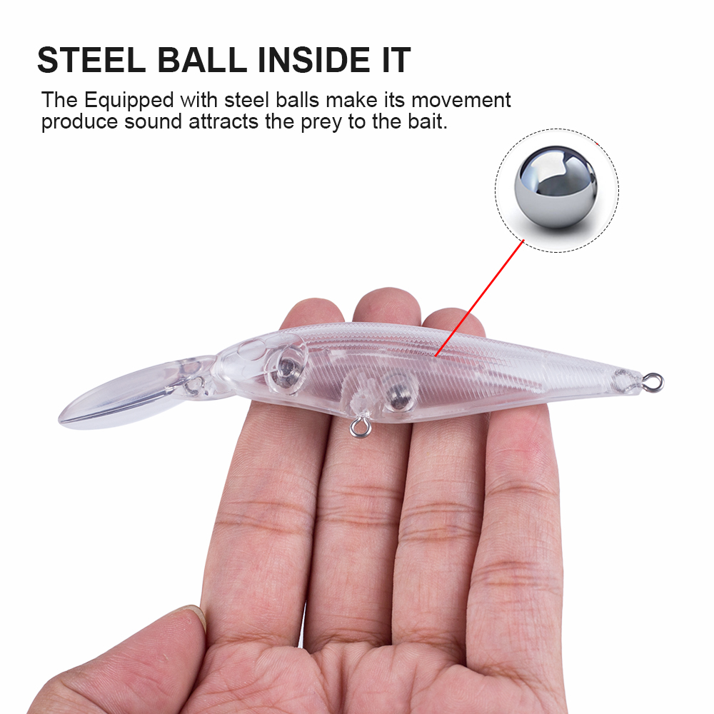 Hanlin 10/20pcs Blanks Crankba - Fishing Lure Jerkbait recension och pris